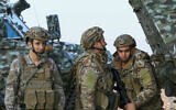 Illustrative: Lebanese army soldiers deploy in the southern Lebanese village of Mais al-Jabal, 2025. (Mahmoud ZAYYAT/ AFP)