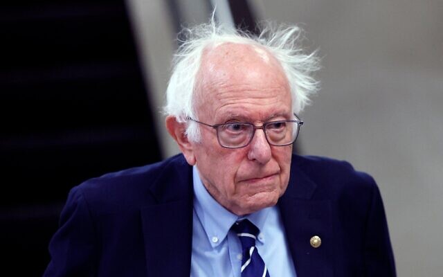 US Senator Bernie Sanders of Vermont walks to his office at the Capitol on March 25, 2025 in Washington. (Kevin Dietsch/Getty Images/AFP) US Senator Bernie Sanders of Vermont walks to his office at the Capitol on March 25, 2025 in Washington. (Kevin Dietsch/Getty Images/AFP)