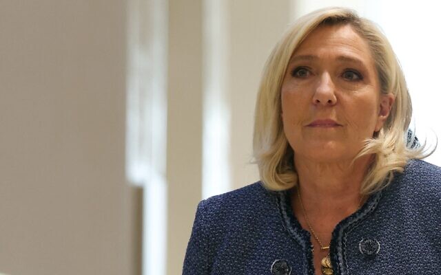 President of the parliamentary group of the French far-right Rassemblement National (RN) party, Marine Le Pen arrives at the Paris courthouse for her trial verdict on suspicion of embezzlement of European public funds, in Paris, on March 31, 2025 (Alain JOCARD / AFP) President of the parliamentary group of the French far-right Rassemblement National (RN) party, Marine Le Pen arrives at the Paris courthouse for her trial verdict on suspicion of embezzlement of European public funds, in Paris, on March 31, 2025 (Alain JOCARD / AFP)