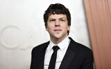 Jesse Eisenberg arrives at the Oscars on Sunday, March 2, 2025, at the Dolby Theatre in Los Angeles. (Richard Shotwell/Invision/AP)