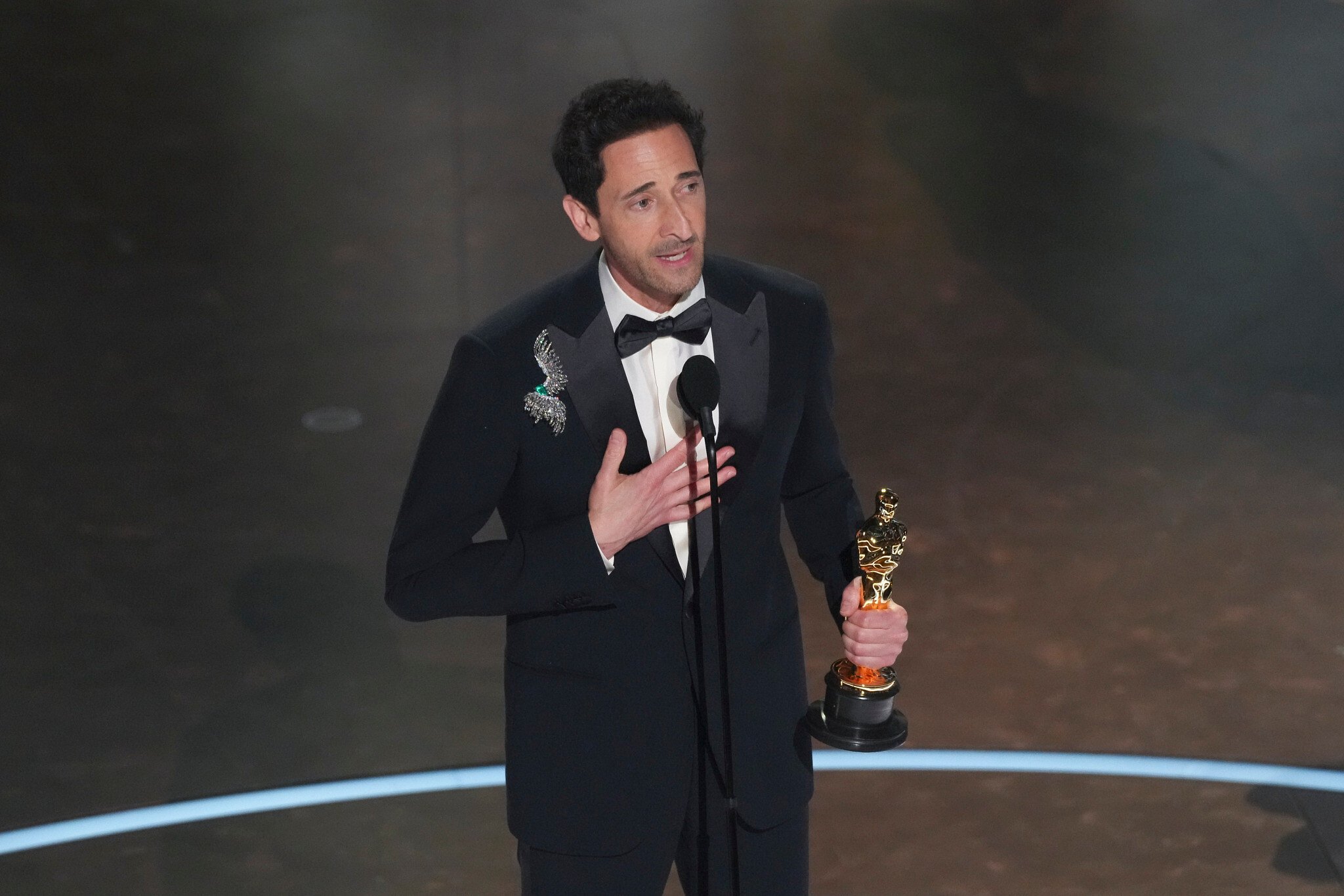 Adrian Brody wins best actor Oscar for Holocaust survivor drama ‘The Brutalist’