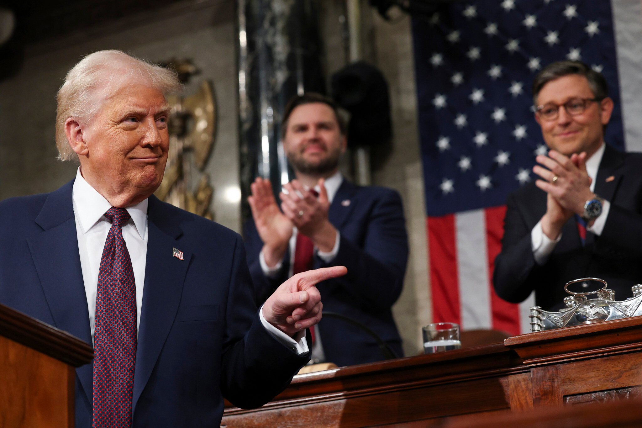 NextImg:Trump’s address to Congress showed country’s stark partisan divide