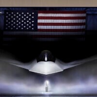This graphical rendering provided by the US Air Force shows the Next Generation Air Dominance (NGAD) Platform, the F-47. On Friday, March 21, 2025 (US Air Force via AP)