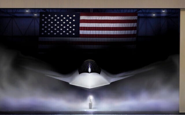 This graphical rendering provided by the US Air Force shows the Next Generation Air Dominance (NGAD) Platform, the F-47. On Friday, March 21, 2025 (US Air Force via AP) This graphical rendering provided by the US Air Force shows the Next Generation Air Dominance (NGAD) Platform, the F-47. On Friday, March 21, 2025 (US Air Force via AP)