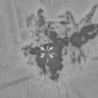 A screenshot of video released by the IDF showing an airstrike on an airbase in central Syria, late March 21, 2025. (Screen capture X)