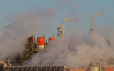 The Dead Sea Works in southern Israel, December 7, 2012. (Doron Horowitz/Flash 90)