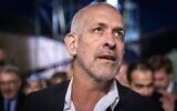 Ronen Bar, head of the Shin Bet security service, attends a ceremony on May 5, 2024. (Chaim Goldberg/Flash90)