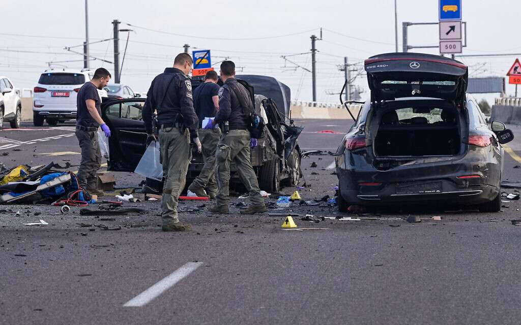 Former Bat Yam mayor injured in suspected car bombing while driving through Tel Aviv