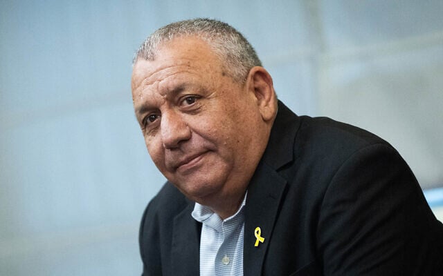 National Unity MK Gadi Eisenkot attends a faction meeting at the Knesset, in Jerusalem, on March 10, 2025. (Yonatan Sindel/Flash90) National Unity MK Gadi Eisenkot attends a faction meeting at the Knesset, in Jerusalem, on March 10, 2025. (Yonatan Sindel/Flash90)