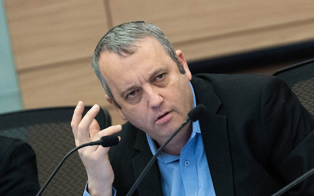 Labor MK Gilad Kariv speaks during a Constitution, Law and Justice Committee meeting at the Knesset, on March 17, 2025. (Yonatan Sindel/Flash90) Labor MK Gilad Kariv speaks during a Constitution, Law and Justice Committee meeting at the Knesset, on March 17, 2025. (Yonatan Sindel/Flash90)
