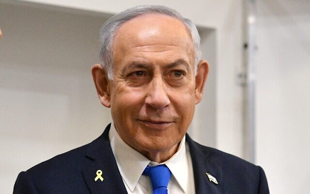 Prime Minister Benjamin Netanyahu arrives for a hearing in his corruption trial at the Tel Aviv District Court, March 24, 2025. (Reuven Kastro/Pool) Prime Minister Benjamin Netanyahu arrives for a hearing in his corruption trial at the Tel Aviv District Court, March 24, 2025. (Reuven Kastro/Pool)