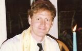 Jeffrey Klein leading the seder in 1990. (Courtesy of Klein Family)