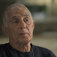 Released hostage Gadi Mozes speaks in a television interview broadcast March 20, 2025. (Screen capture: Channel 12)
