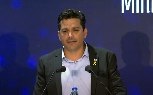 Diaspora Minister Amichai Chikli opens the International Conference on Combating Antisemitism at Jerusalem's International Convention Center, March 27, 2025 (YouTube screenshot) Diaspora Minister Amichai Chikli opens the International Conference on Combating Antisemitism at Jerusalem's International Convention Center, March 27, 2025 (YouTube screenshot)