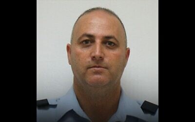 Command Sgt. Maj. Meir Abergel (Israel Police)