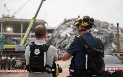 Israeli search and rescue experts are seen in Thailand on March 30, 2025, to assist following a major earthquake. (Israel Defense Forces)