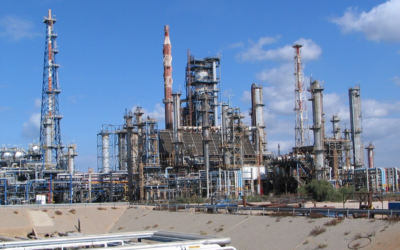 The Ashdod oil refinery in 2014. (Ilan Malster)