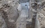 The 3,600-year-old limestone tomb chamber of an unknown king found by Penn Museum and Egyptian archaeologists working in Abydos, Egypt, March 25, 2025. (Dr. Josef Wegner/Penn Museum)