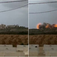 The IDF blows up the Turkish-Palestinian Friendship Hospital in the central Gaza Strip, in a video circulated on social media on March 21, 2025. (Screenshot: X, used in accordance with Clause 27a of the Copyright Law)