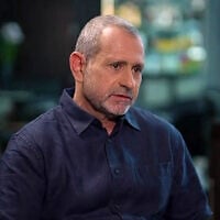 Former Shin Bet chief Nadav Argaman in a television interview aired March 13, 2025. (Screen capture/Channel 12)