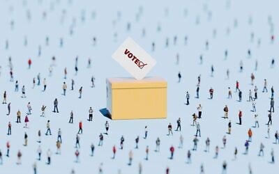 Zionist Jews from around the world can vote in the 2025 World Zionist Congress election. (Getty Images, via JTA)