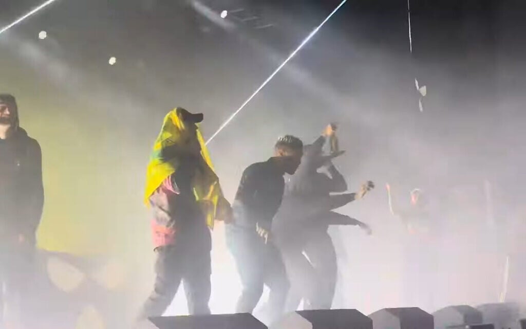 Member of Irish band Kneecap faces terror charge for flying Hezbollah flag at concert