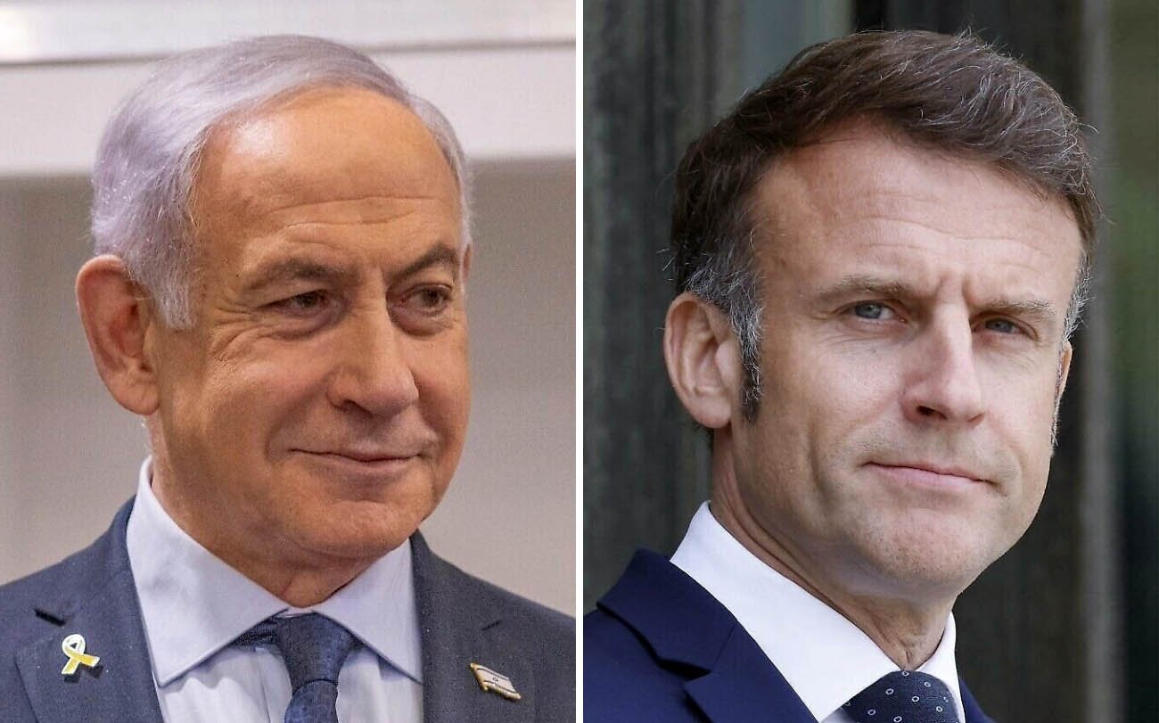 NextImg:Netanyahu tells Macron Palestinian state would be a ‘huge prize for terror’