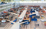 Illustrative: A Boeing 787 aircraft seen during final assembly production in Charleston, South Carolina, August 4, 2022. (BOEING / AFP)