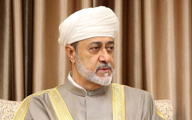 This handout picture provided by the office of Iran's Supreme Leader Ayatollah Ali Khamenei shows Oman's Sultan Haitham bin Tariq al-Said during a meeting with him (not pictured) in Tehran, on May 29, 2023 (KHAMENEI.IR / AFP) This handout picture provided by the office of Iran's Supreme Leader Ayatollah Ali Khamenei shows Oman's Sultan Haitham bin Tariq al-Said during a meeting with him (not pictured) in Tehran, on May 29, 2023 (KHAMENEI.IR / AFP)