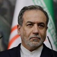 Iran's Foreign Minister Abbas Araghchi attends a joint press conference with Russian Foreign Minister following their talks in Moscow on April 18, 2025. (Tatyana MAKEYEVA / POOL / AFP)