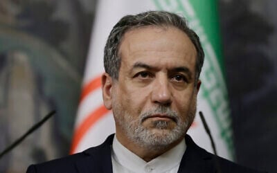 Iran's Foreign Minister Abbas Araghchi attends a joint press conference with Russian Foreign Minister following their talks in Moscow on April 18, 2025. (Tatyana MAKEYEVA / POOL / AFP)