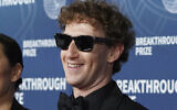Mark Zuckerberg arrives at the 11th Breakthrough Prize Ceremony on Saturday, April 5, 2025, in Los Angeles. (Photo by Jordan Strauss/Invision/AP)