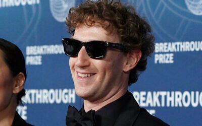 Mark Zuckerberg arrives at the 11th Breakthrough Prize Ceremony on Saturday, April 5, 2025, in Los Angeles. (Photo by Jordan Strauss/Invision/AP)