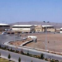 The Natanz Uranium Enrichment Facility buildings, 200 miles (322 km) south of the capital Tehran, on March 30, 2005. (AP Photo/Vahid Salemi, File)