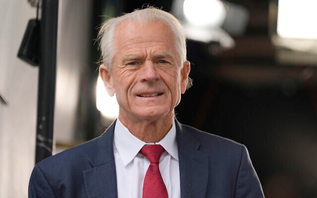 White House trade adviser Peter Navarro is pictured before participating in an interview outside the White House, April 10, 2025, in Washington. (AP Photo/Alex Brandon) White House trade adviser Peter Navarro is pictured before participating in an interview outside the White House, April 10, 2025, in Washington. (AP Photo/Alex Brandon)