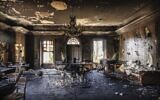This image provided by Commonwealth Media Services shows damage after a fire at the Pennsylvania governor’s mansion while Democratic Governor Josh Shapiro and his family slept inside on April 13, 2025, in Harrisburg, PA. (Commonwealth Media Services via AP)