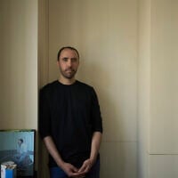 Freed Israeli hostage Tal Shoham, who was held by Hamas in the Gaza Strip, poses for a portrait in Tel Aviv, April 22, 2025. (AP Photo/Maya Alleruzzo)