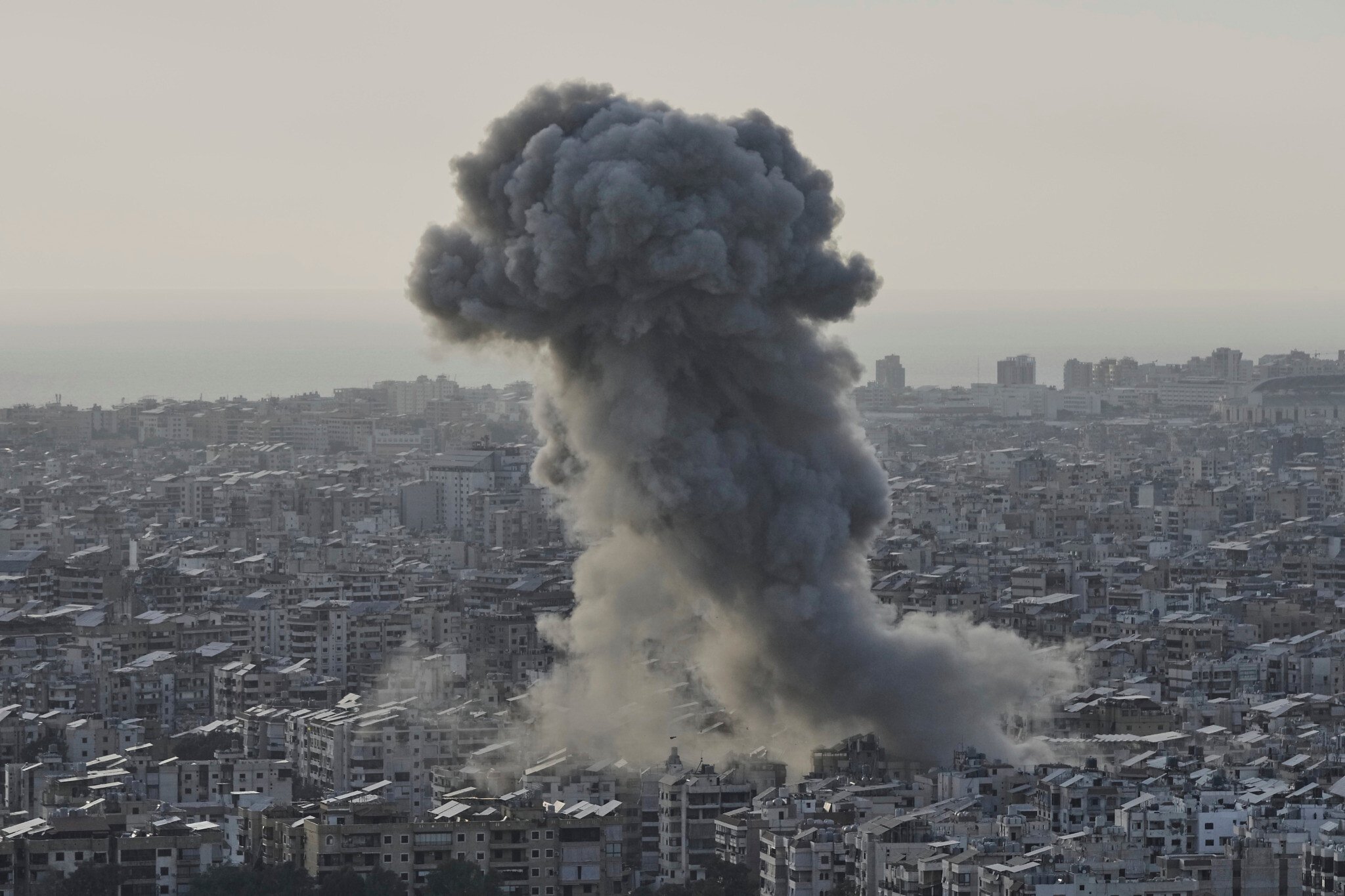 Israel Strikes Beirut; President Aoun Seeks US, France Response