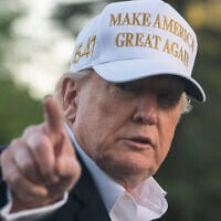 US President Donald Trump arrives on Marine One at the White House, April 27, 2025, in Washington. (AP Photo/Manuel Balce Ceneta)