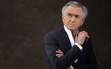 Writer Bernard-Henri Lévy will speak at the opening event of Jerusalem International Writers Festival, May 18. 2025. (Credit Alexis Duclos)