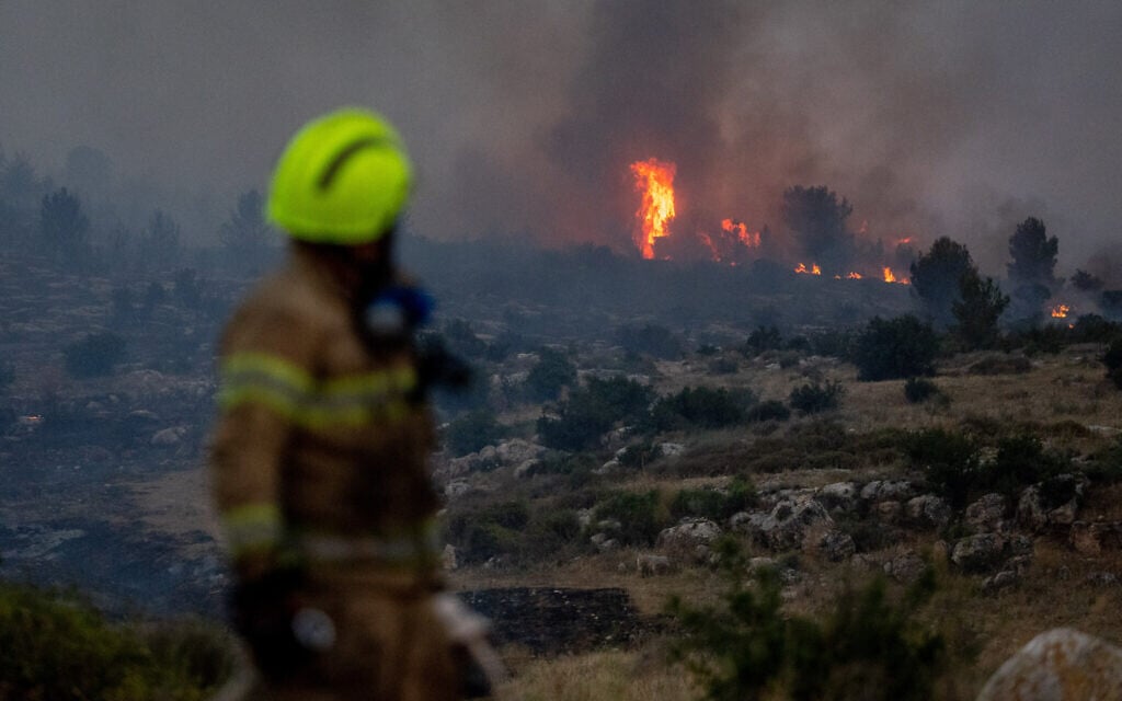 Israel scrambles for international aid as wildfires rage near Jerusalem