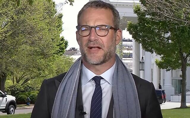 US hostage envoy Adam Boehler speaks with Al Jazeera in an interview aired on April 17, 2025. (YouTube screenshot)