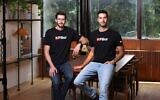 Dor Sarig (right) and Ziv Karliner, co-founders of Israeli AI security startup Pillar Security. (Courtesy)