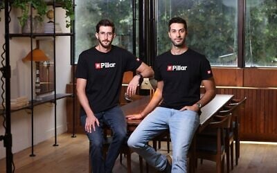 Dor Sarig (right) and Ziv Karliner, co-founders of Israeli AI security startup Pillar Security. (Courtesy)