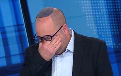 Jerusalem Post Editor Zvika Klein on Channel 12 news, April 5, 2025 (Channel 12 Screenshot)