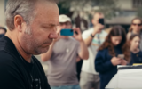 US Singer-songwriter John Ondrasik, known by his stage name Five for Fighting, plays the piano that stands at Tel Aviv's Hostages Square, in a screen grab from the music video for the revamped version of his 2000 song 'Superman,' published April 14, 2025.