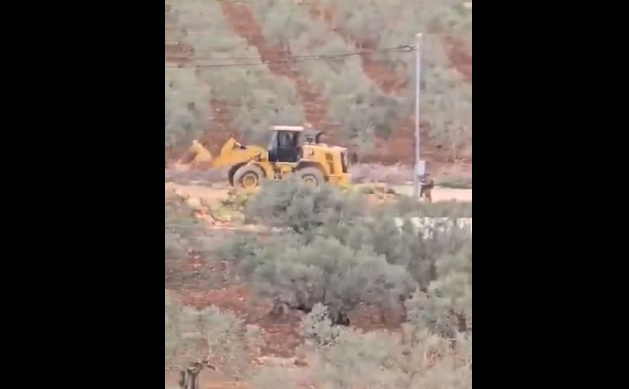 NextImg:Settlers filmed establishing new illegal outpost in West Bank under IDF protection