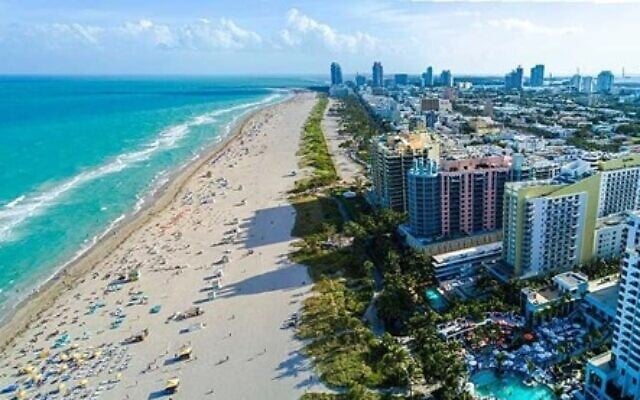 An undated aerial view of Miami Beach, Florida. (Envato)
