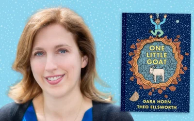 Dara Horn's latest book is a graphic novel featuring a time-traveling talking goat. (Norton Young Readers via JTA)