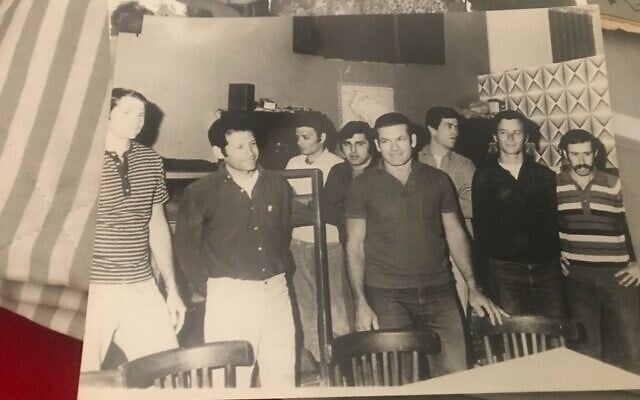 An undated photo of the POW group who together translated 'The Hobbit' into Hebrew prior to their release from an Egyptian prison in November 1973. (courtesy)